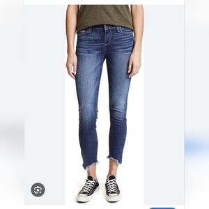 PAIGE | Verdugo Ankle jeans with Torn Fray Hem sz 26
